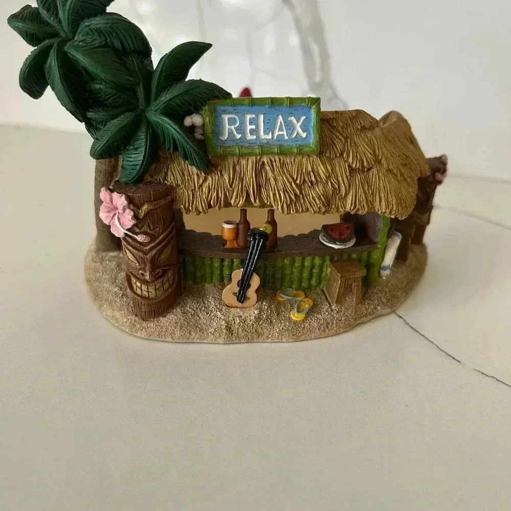 NWT Retired 2012 Yankee Candle Tiki Bar Candle Holder J/H W TIKI